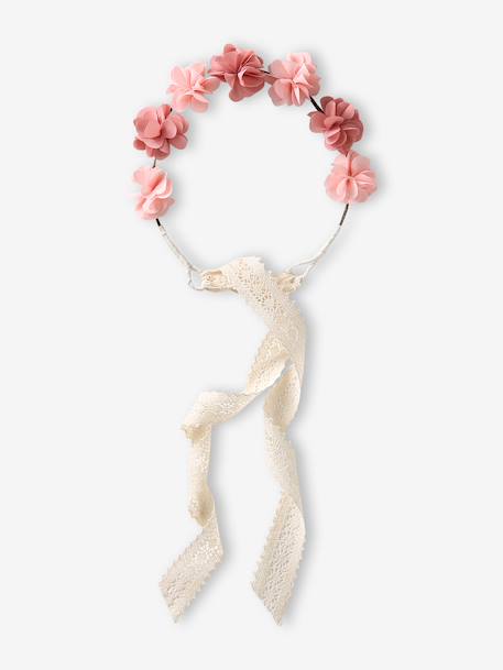 Blush pink flower crown blush - vertbaudet enfant 