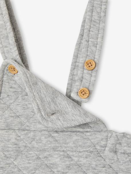 Customisable 3-piece baby set marl grey - vertbaudet enfant 
