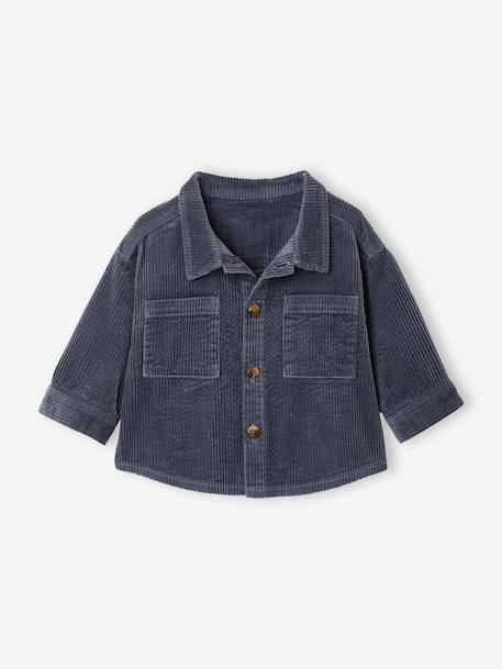 Surchemise bébé garçon bleu grisé - vertbaudet enfant 