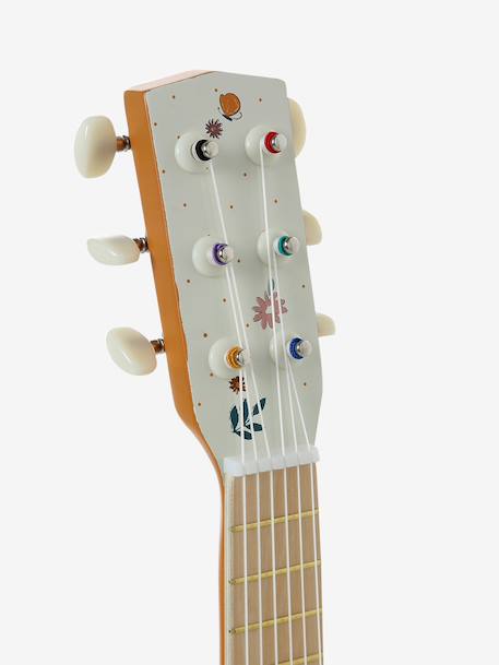 Guitare en bois FSC® beige+rose - vertbaudet enfant 