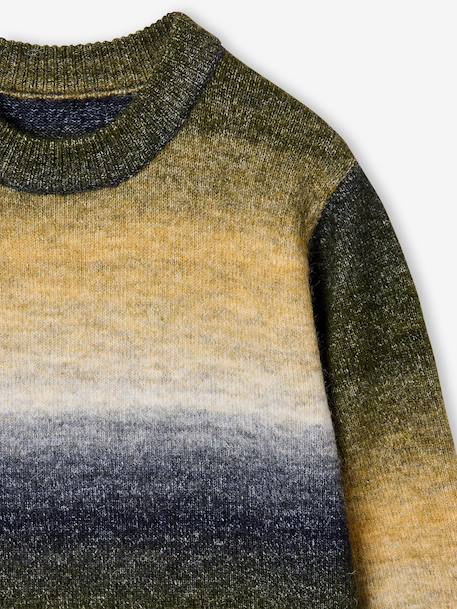 Round-neck jumper for boys ecru - vertbaudet enfant 
