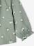 Long-sleeved T-shirt for baby girls sage green+vanilla - vertbaudet enfant 
