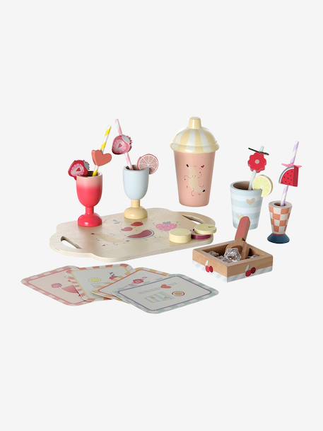 FSC100® wooden mocktail set multicoloured - vertbaudet enfant 