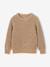 Round-neck jumper for boys marl beige - vertbaudet enfant 