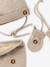 Baby hat, snood and mittens set beige - vertbaudet enfant 