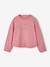 Long-sleeved T-shirt for girls ecru+mauve - vertbaudet enfant 