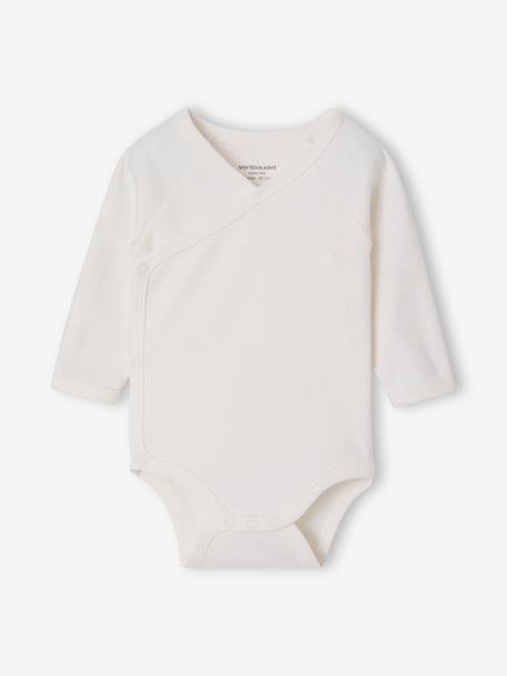 Pack of 5 evolving long-sleeved bodysuits for baby girls rose - vertbaudet enfant 