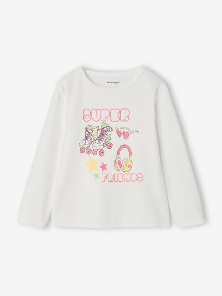 Lot de 2 pyjamas fille longs gris chiné - vertbaudet enfant 