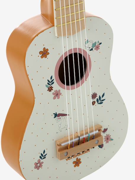 Guitare en bois FSC® beige+rose - vertbaudet enfant 