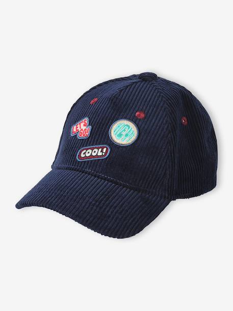 Twill cap for boys navy blue - vertbaudet enfant 