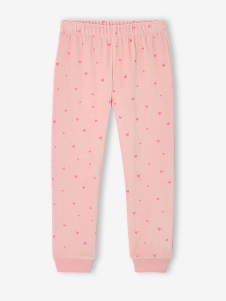 Pyjama fille velours écru - vertbaudet enfant 