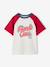 Raglan short-sleeved T-shirt for boys red - vertbaudet enfant 