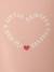 T-shirt manches longues bébé fille rose poudré+vanille - vertbaudet enfant 