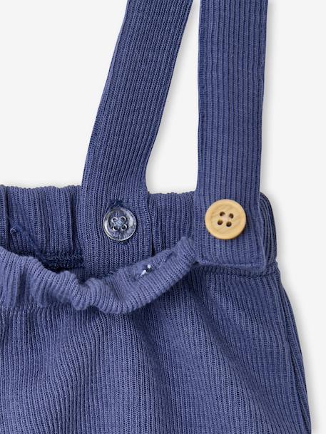 Ensemble body et pantalon bébé bleu moyen - vertbaudet enfant 