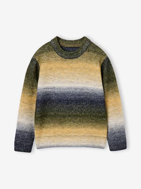 Round-neck jumper for boys ecru - vertbaudet enfant 