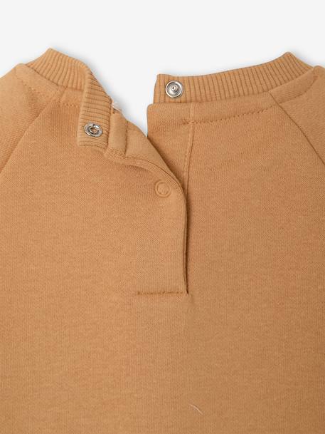 Baby long-sleeved sweatshirt navy blue+ochre - vertbaudet enfant 