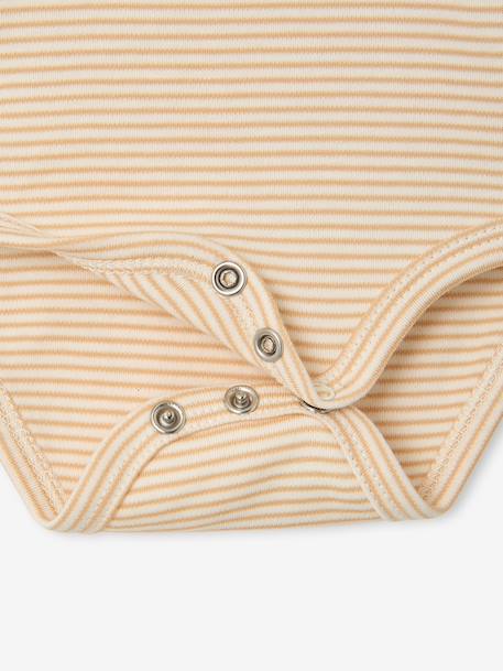 Dungarees and bodysuit set for baby vanilla - vertbaudet enfant 