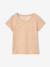 Pack of 3 short-sleeved T-shirts for girls beige - vertbaudet enfant 
