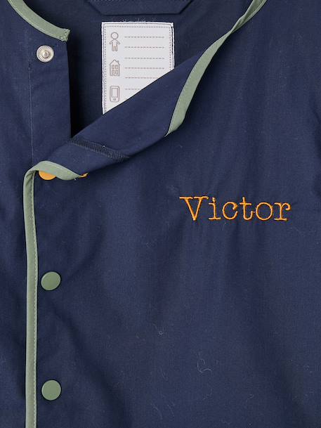 Cool School Smock for Boys blue+deep blue - vertbaudet enfant 