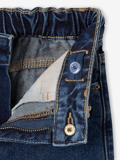 Wide Leg Jeans for Girls black denim+bleached denim+blue+brut denim+denim grey+medium blue+stone - vertbaudet enfant 