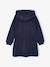 Short hooded dress for girls marl grey+navy blue - vertbaudet enfant 