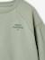Dual Fabric Dress for Girls anthracite+ecru+mauve+sage green - vertbaudet enfant 