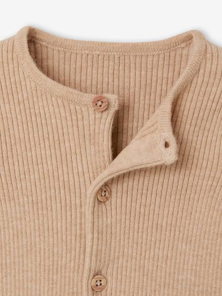 Unisex Combo: Jersey Knit Top & Trousers for Babies aqua green+beige+sage green+WHITE LIGHT SOLID - vertbaudet enfant 