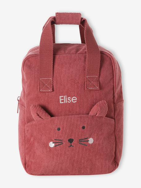 Sac à dos bébé fille personnalisable vieux rose - vertbaudet enfant 