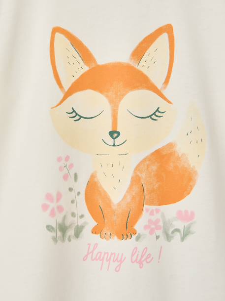 Pack of 2 long pyjamas for girls ecru - vertbaudet enfant 