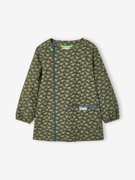 Side-zip school apron for boys khaki - vertbaudet enfant 