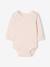 Pack of 3 long-sleeved bodysuits for baby pale pink - vertbaudet enfant 