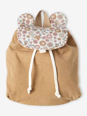 Personalised baby girls cotton muslin backpack  - vertbaudet enfant
