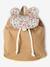 Personalised baby girls cotton muslin backpack beige - vertbaudet enfant 