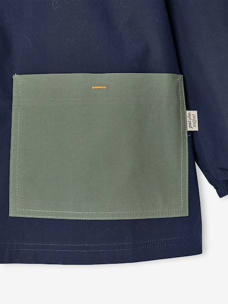 Cool School Smock for Boys blue+deep blue - vertbaudet enfant 