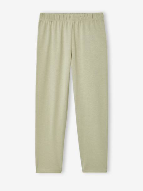Lot 2 pyjamas fille vert sauge - vertbaudet enfant 