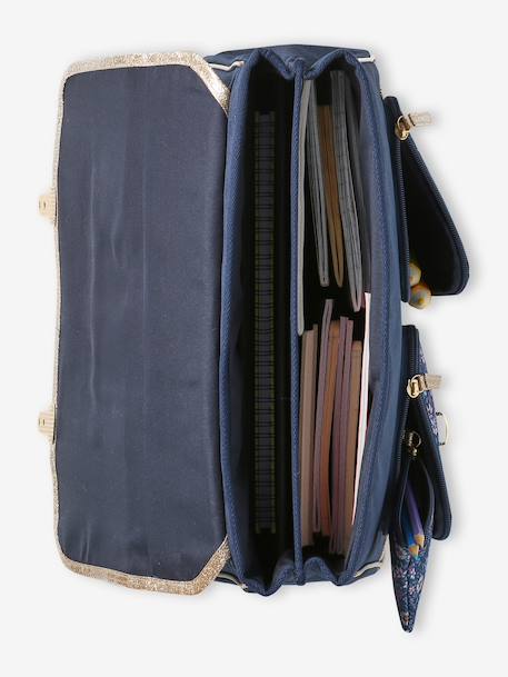 School bag Iris for girls deep blue - vertbaudet enfant 