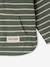 Striped Hooded Top for Baby Boys crystal blue+green+sandy beige+tomato red - vertbaudet enfant 