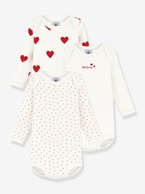 Bébé-Lot de 3 bodies manches longues