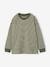 Striped T-Shirt for Boys, JONEN anthracite+green - vertbaudet enfant 