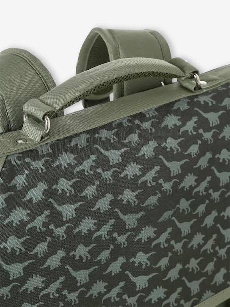 Customisable school bag for boys khaki - vertbaudet enfant 