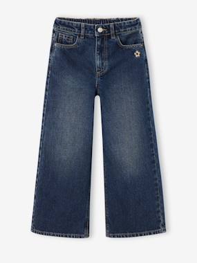 Fille-Jean fille large 