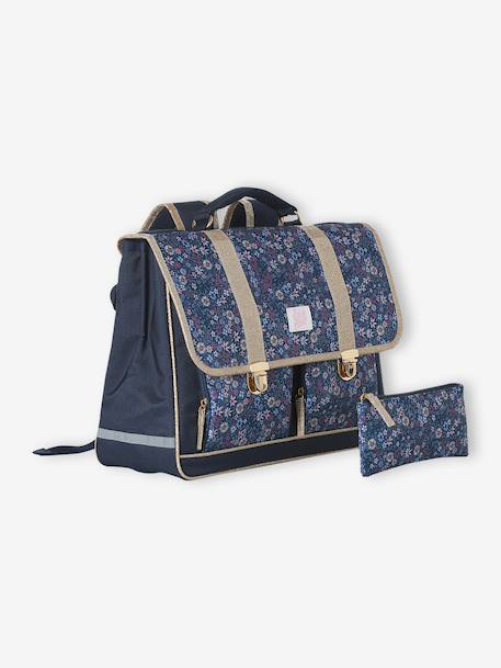 Cartable fille bleu foncé - vertbaudet enfant 