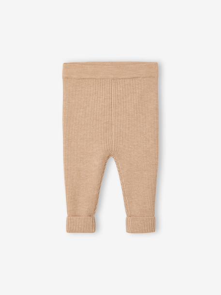 Unisex Combo: Jersey Knit Top & Trousers for Babies aqua green+beige+sage green+WHITE LIGHT SOLID - vertbaudet enfant 