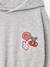 Robe courte à capuche fille gris chiné+marine - vertbaudet enfant 