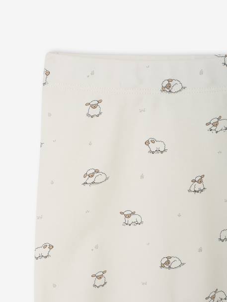 Pack of 2 newborn footed trousers cappuccino - vertbaudet enfant 