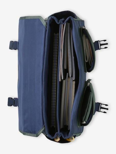 Cartable garçon polyester bleu foncé - vertbaudet enfant 