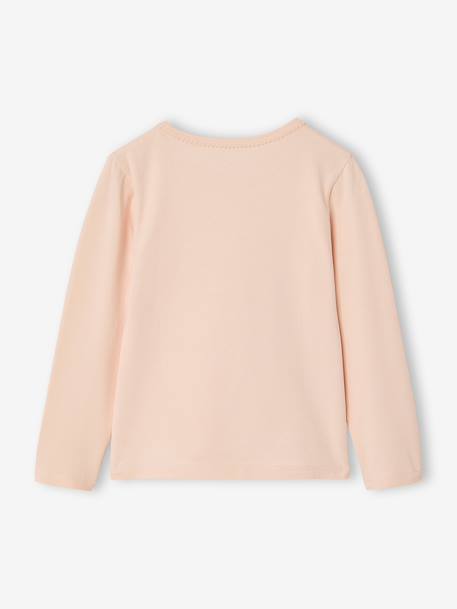 Pack of 3 long-sleeved T-shirts for girls old rose - vertbaudet enfant 