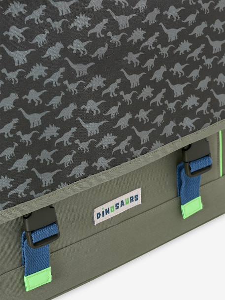 Cartable garçon personnalisable kaki - vertbaudet enfant 