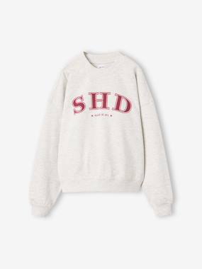 Sweat fille manches longues - vertbaudet enfant Fille-Sweat fille manches longues