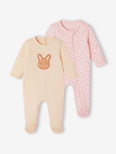 Lot de 2 dors-bien bébé fille écru - vertbaudet enfant 